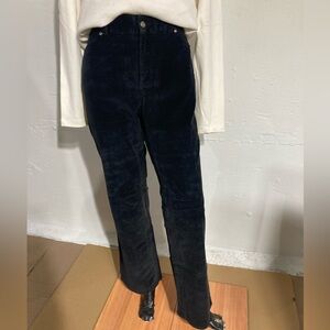 Luxurious Charcoal gray‘Velvet’ pants by Ralph Lauren